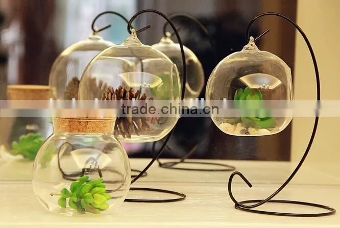 Yasit different types glass vase/ Glass Terrarium,clear glass festivals decoration,clear glass vase