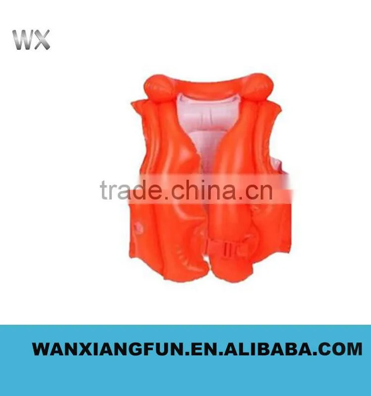 Wholesals Promotional Water floating inflatable life vest for children and adult