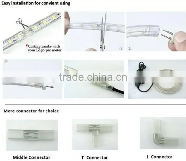 110/220V SMD 3528 Strip Light, 120-piece LED/m