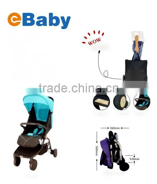2016 Newest design stroller baby,1 hand folding stroller organizer