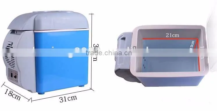 12Volt Fridge Car Refrigerator Mini Portable Travel 7.5L Compact Small Cooler Box