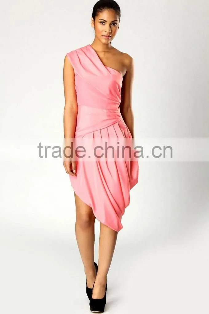 Wholesale One Shoulder Women Summer Dresses Fashion