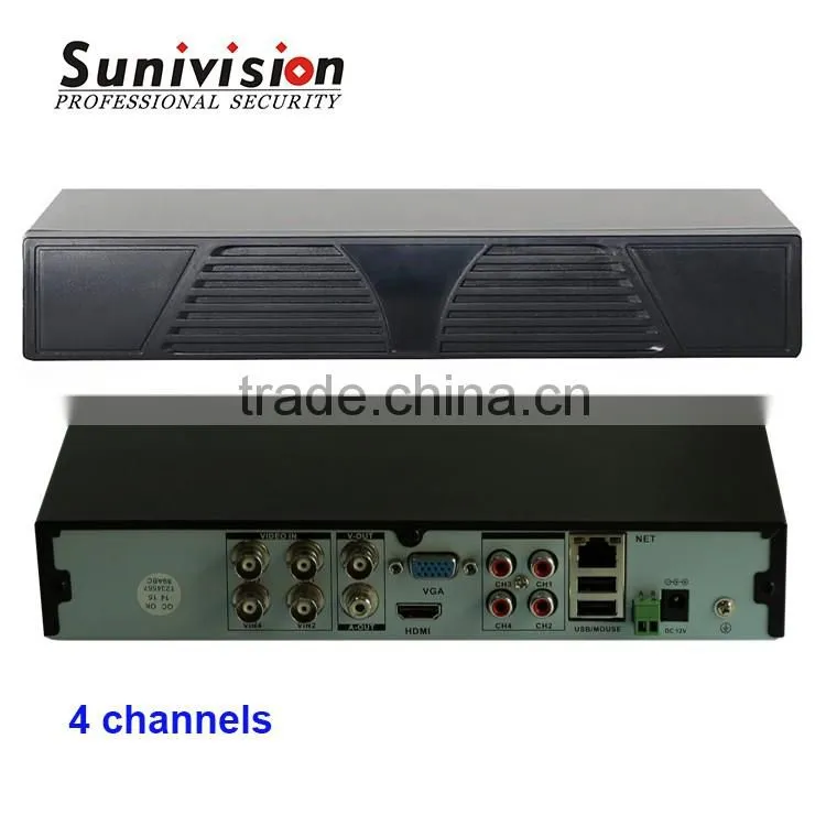 H.264 AHD 720P 30fps Real-time Playback 4CH Digital Video Recorder