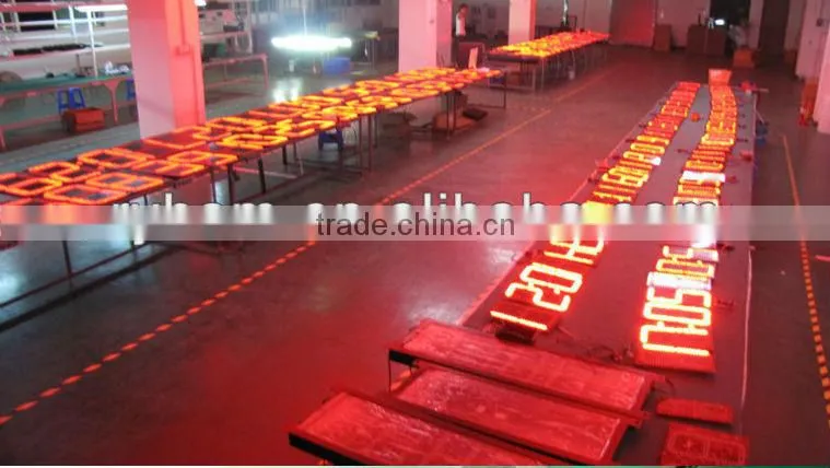 customized digital led gas price display board/3G control system/waterproof