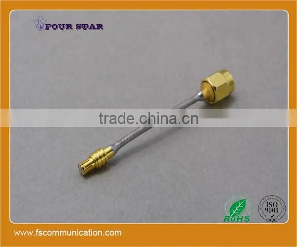 60mm RG405 Cable Assembly with SMA Male to MCX Male Connectors