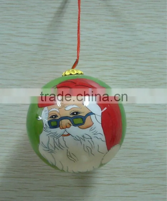 christmas glass snow ball