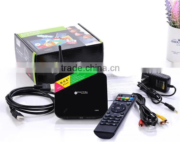 XBMC Fully Loaded, android 4.4.2 Quad Core Android TV Box, CS968, Mic,RK3188T,2G RAM, 8G ROM, WiFi,Remote Control,