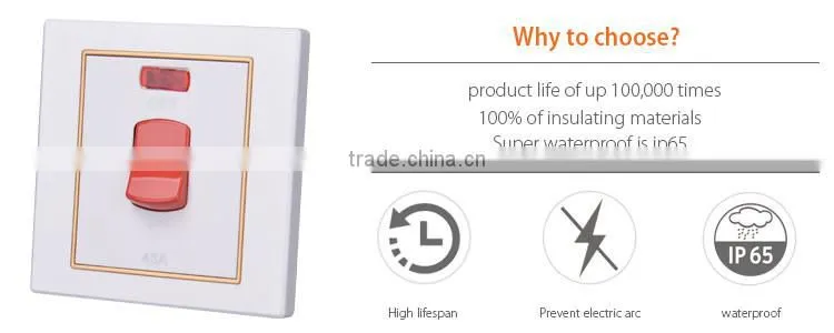 Australia standard smart home high power wall switch