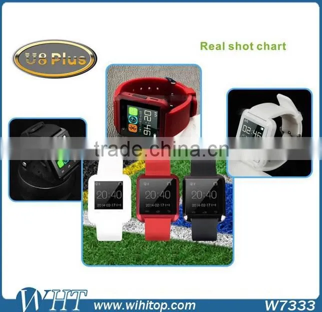 For U8 Plus IOS Android Smart Watch New Products 2016