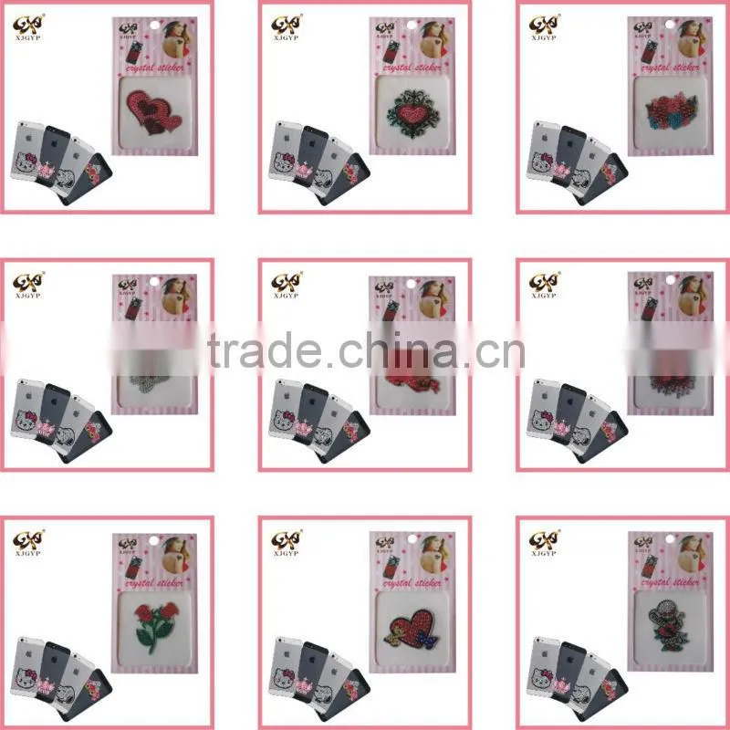 rhinestone sheet sticker/rhinestone laptop stickers/rhinestone butterfly sticker