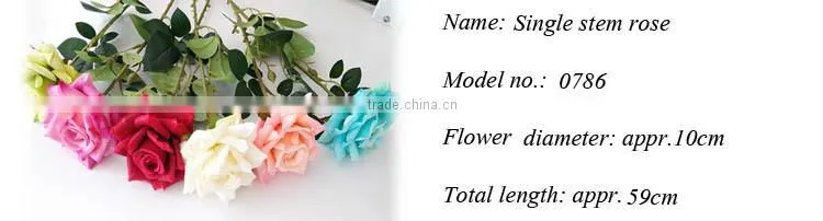artificial silk green roses for sale