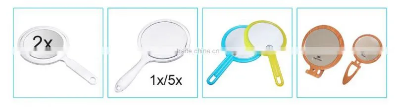 10x Handheld Makeup Mirror, Tabletop Hand makeup mirror,Black makeup hand mirror