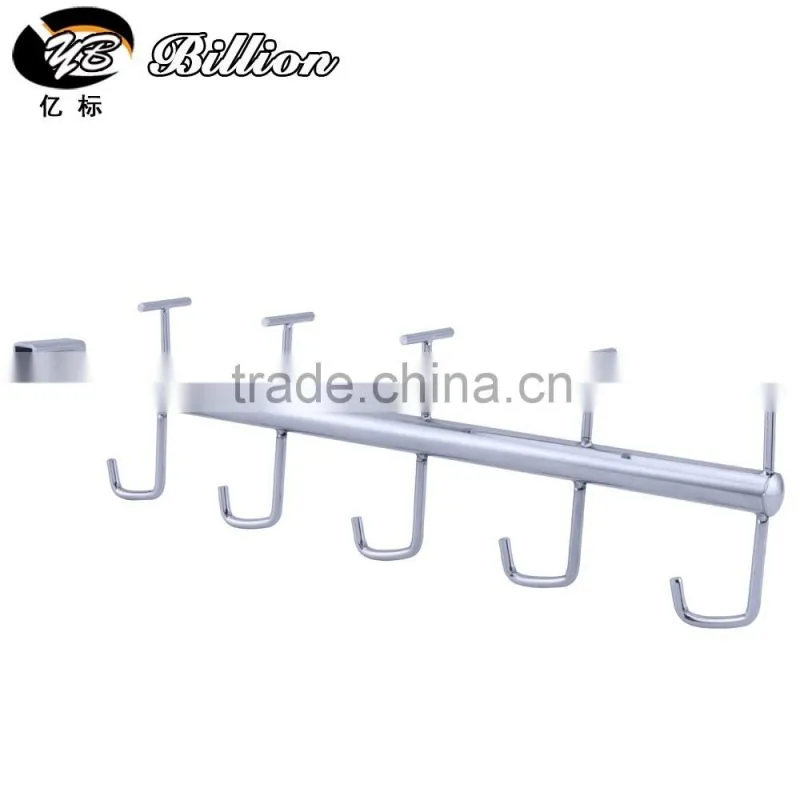 Metal Hanging Hook Hanging clothing hooks 5 J shape Hooks