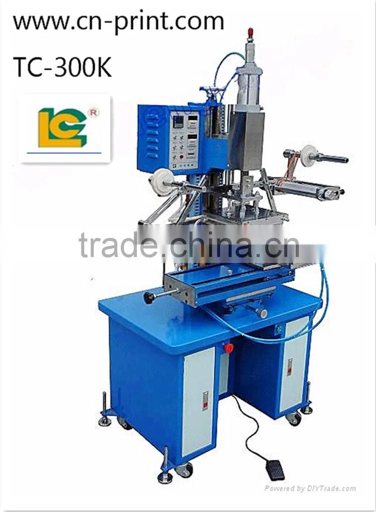 plane/cylinder heat Transfer machine/digital hot foil stamping machine hot sale TC-300K