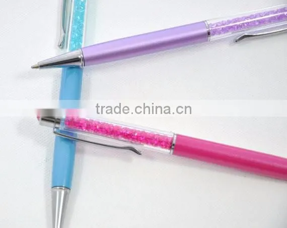 Your own logo custom printed crystal pen