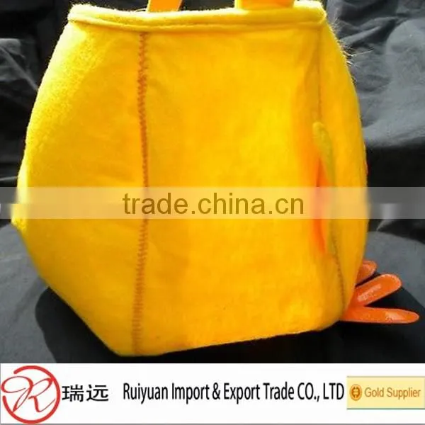 Hot selling handicraft design easter new products promotional felt Easter basket