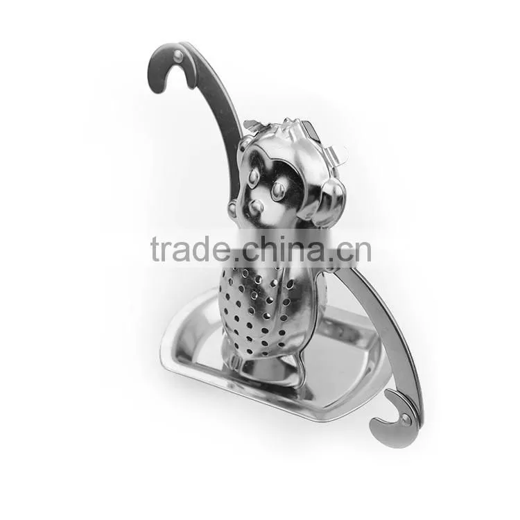 stainless steel monkey tea infuser