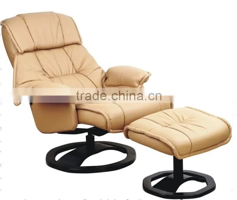 First Touch bentwood recliner sofa china best wood leather recliner chair AM-1730C