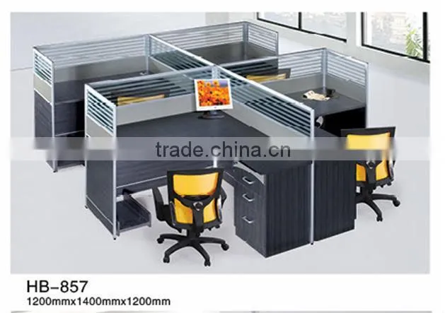 Office furniture suitable for 3 person office workstation/office furniture