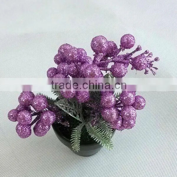 Artificial decorative purple grape