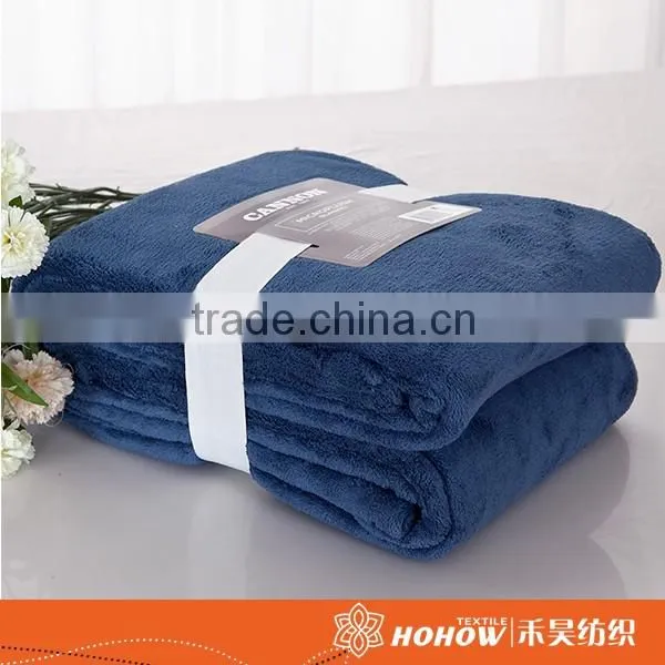 100% Polyester Polyester coral fleece and plush blanket