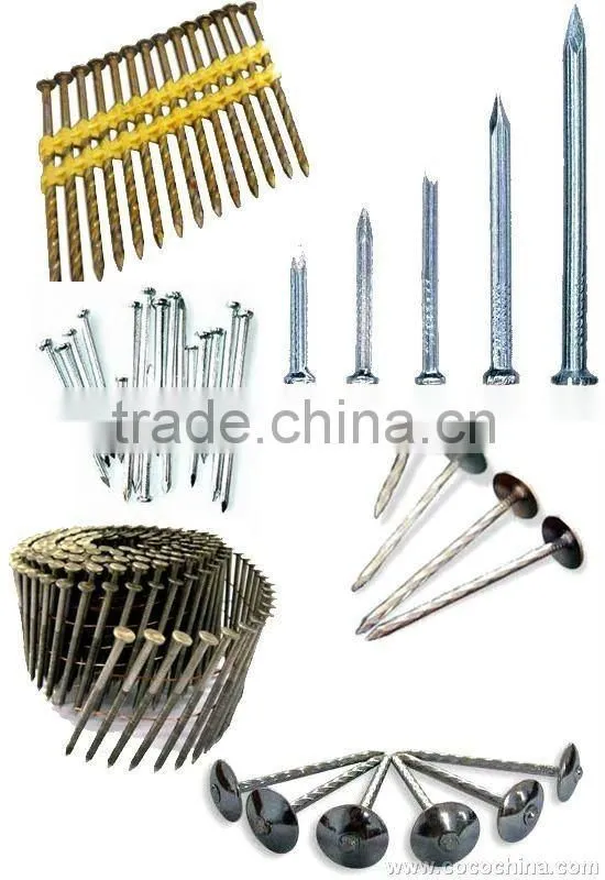 Steel wire nail machine