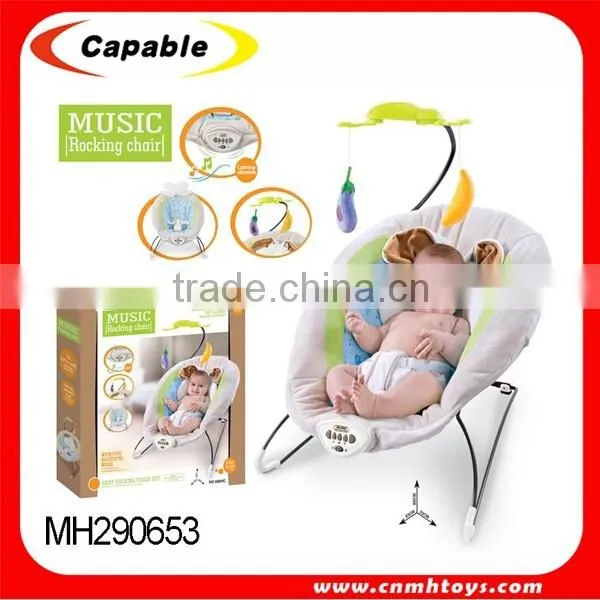 Baby rocking chair with music infant baby seat