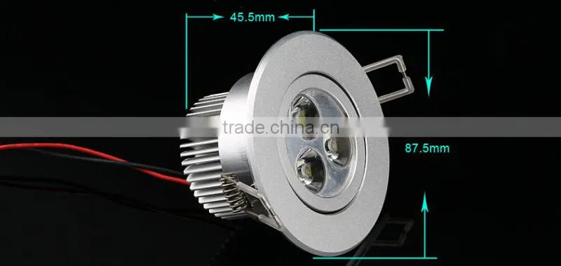 Integrated Aluminum Housing Ultra Slim Recessed Led Downlight