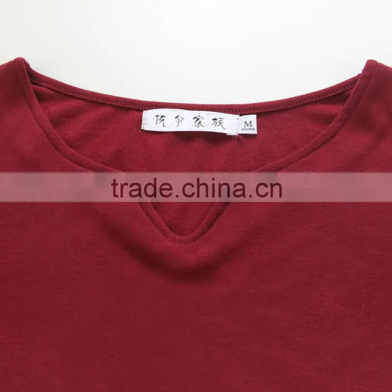 New women bulk long sleeve t shirts, plain couple long sleeve t shirt