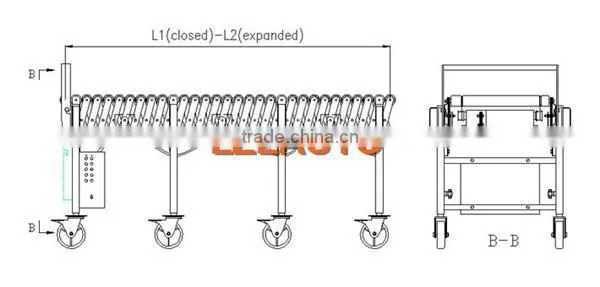 Telescopic conveyor
