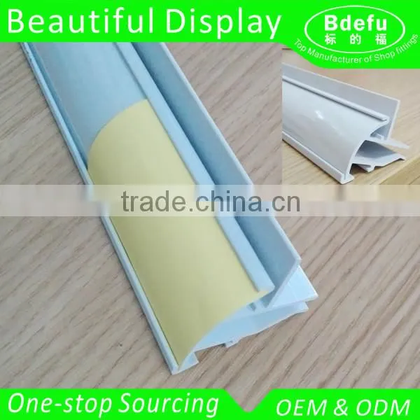 Supermarket Plastic Price Tag Holder Long Strip for Price Label
