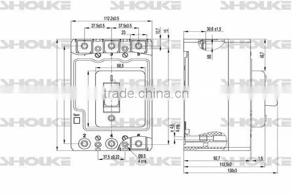 SKB BA57F35 MCCB Moulded Case Circuit Breaker wenzhou Manufacturer