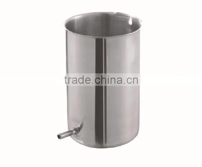 MK03-734 Hospital Surgical Medical Stainless Steel Medical Hollow Ware Instruments Filling Bucket
