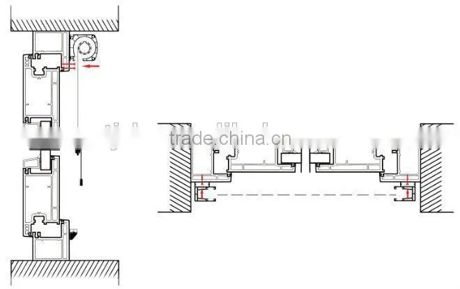 120cm * 150cm PVC Insect Screen Roller window