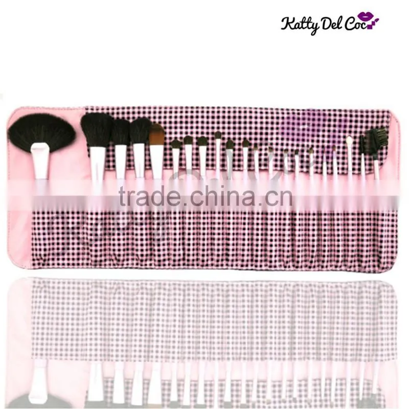 Luxury 21pcs makeup brush goat hair for beauty use with Cosmetic Bag