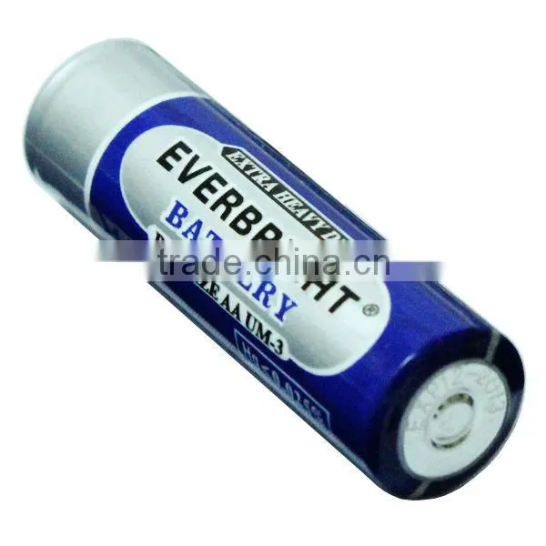 Super quality carbon zinc r6 baterrys aa