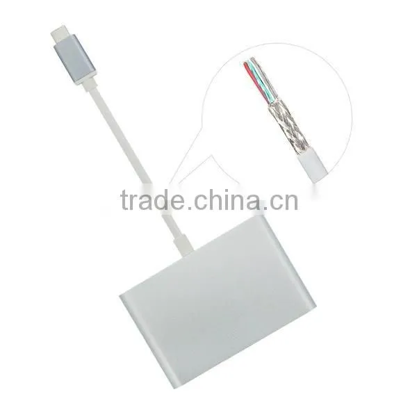 2016 Newest design usb c type c cable adapter with customized logo
