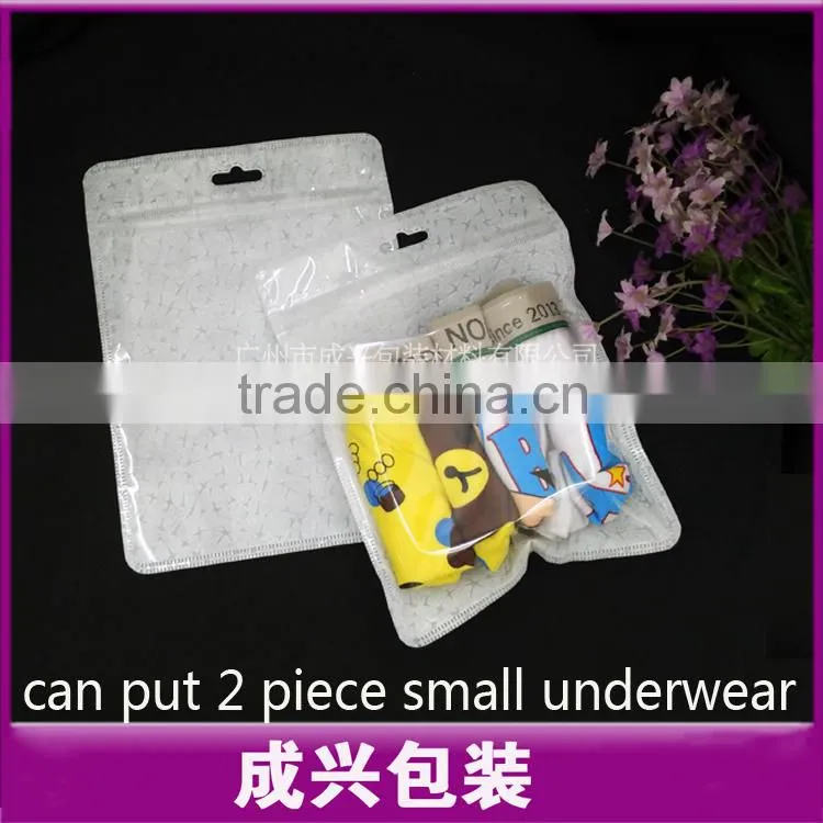 underwear poly bag/non-woven plastic bag/clothing packaging sleeve