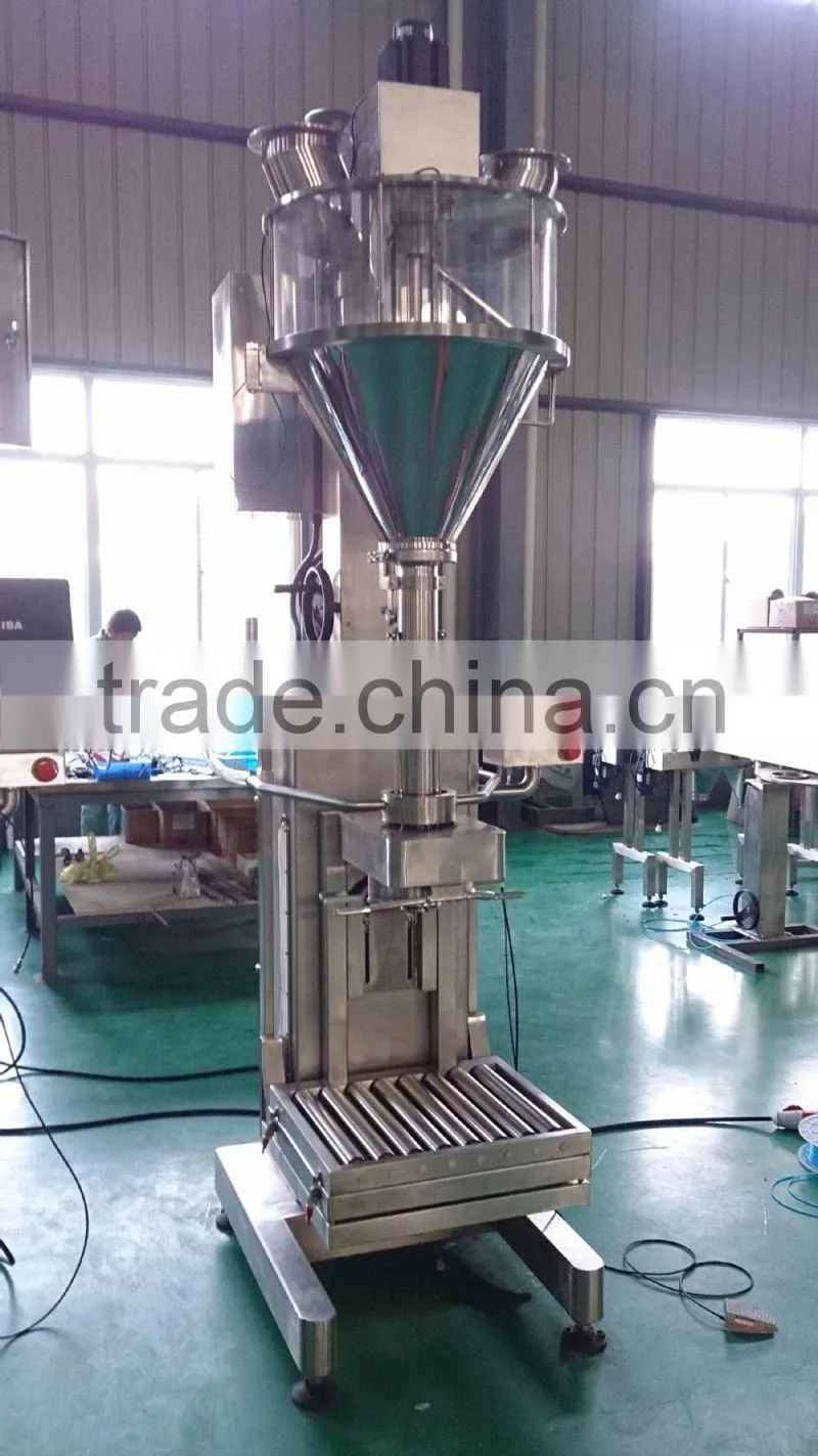 semi automatic carbon black powder filling machine