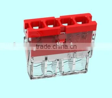 2016 new design equivalent wago 2273-204 4pin connector cable for cctv camera cable in stock