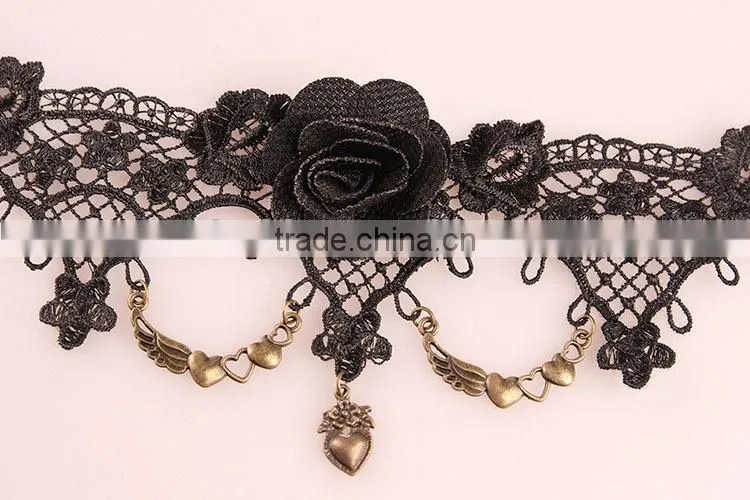 flower handmade gold shoe lace foot chain