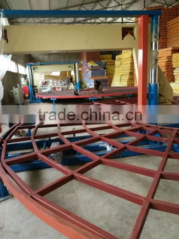 Automatic Rotary Table Horizontal Circle Foam Cutting Machine
