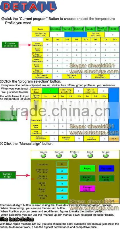 Optical alignment Motherboard repair bga reballing kit infrared and hot air bga rework station
