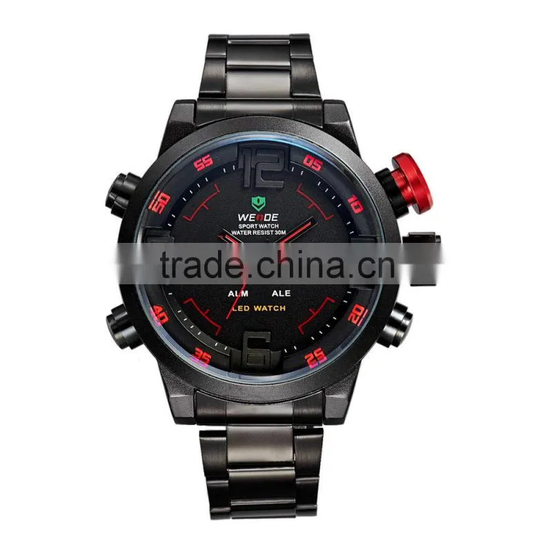 WEIDE Watch Alibaba Express Waterproof Man Watches Top 2015
