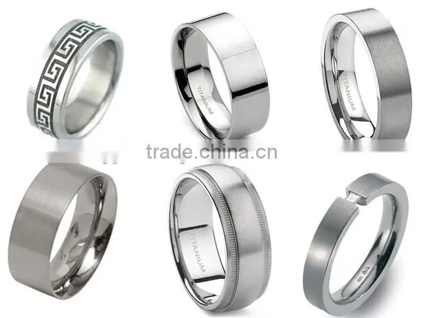 China factory wholesale fashion titanium ring jewelry