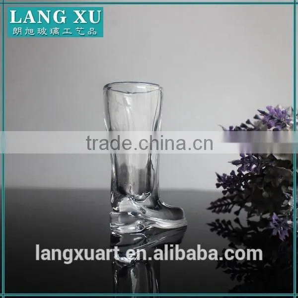 LX-S004 factory cheap price high quality glass beer boot cups