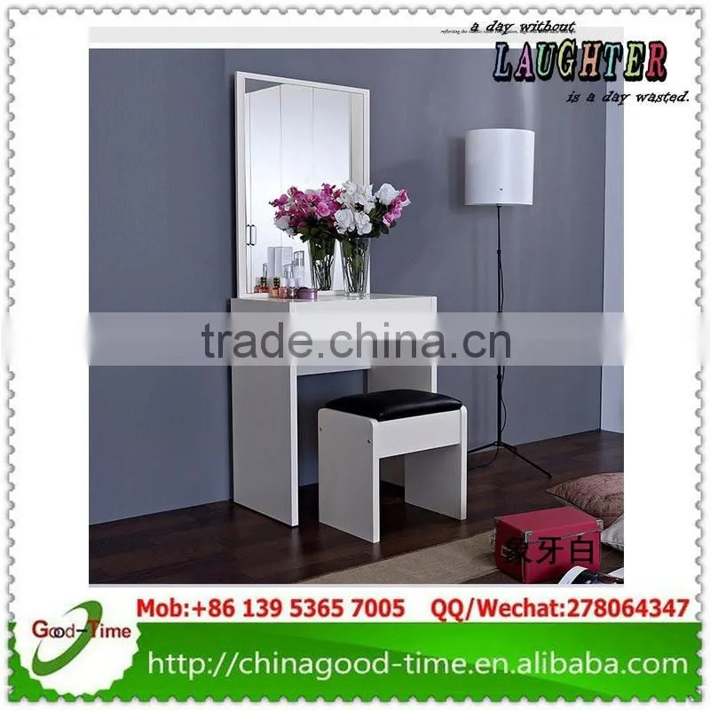 melamine MFC KD design modern dressing table with mirrors