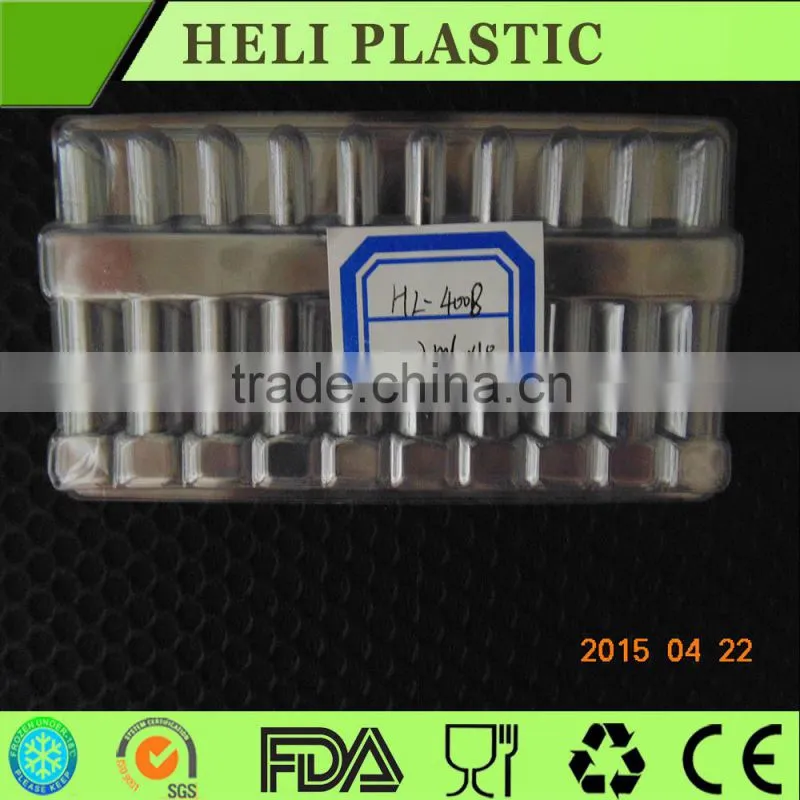 10 pcs 2ml plastic PVC/PETampoule trays for sale