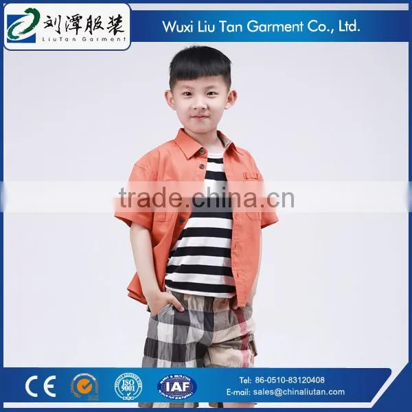 fancy red plaid children cotton sleepwear