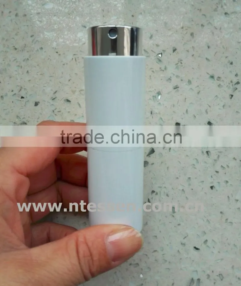 10ml White Twist Up Aluminum Oxidation Perfume Atomizer